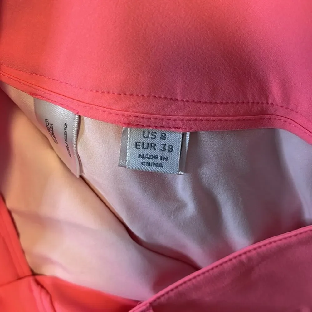 Annika by Cutter & Buck Golf Skort Size 8 Gently Used Pink/white